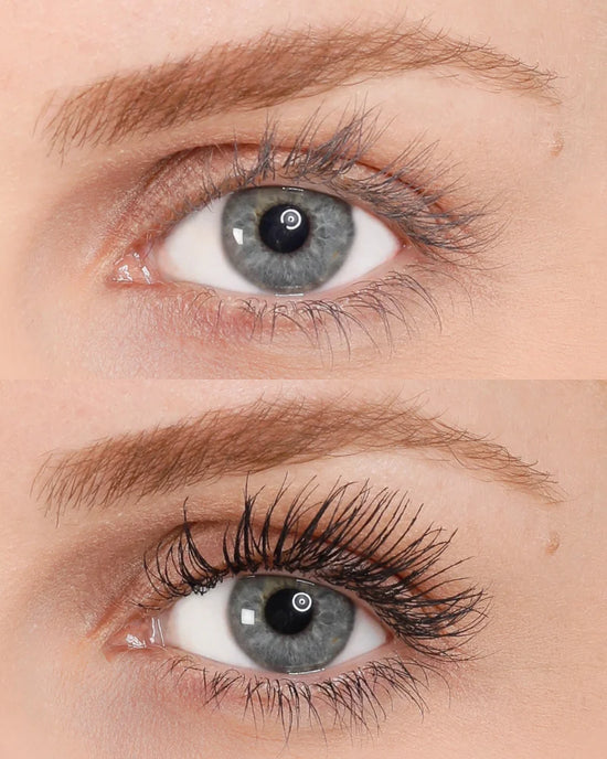 Le mascara Glow Up est un mascara enrichi en huile de ricin aux propriétés nourrissantes. Glow up est apprécié pour sa facilité d’application, son effet volume sans paquets, la longueur qu’il apporte aux cils et sa noirceur d’une grande intensité.